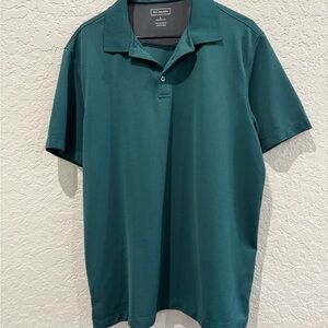 Van Heusen Teal Polo Shirt Men’s Collared Shirt Size Large